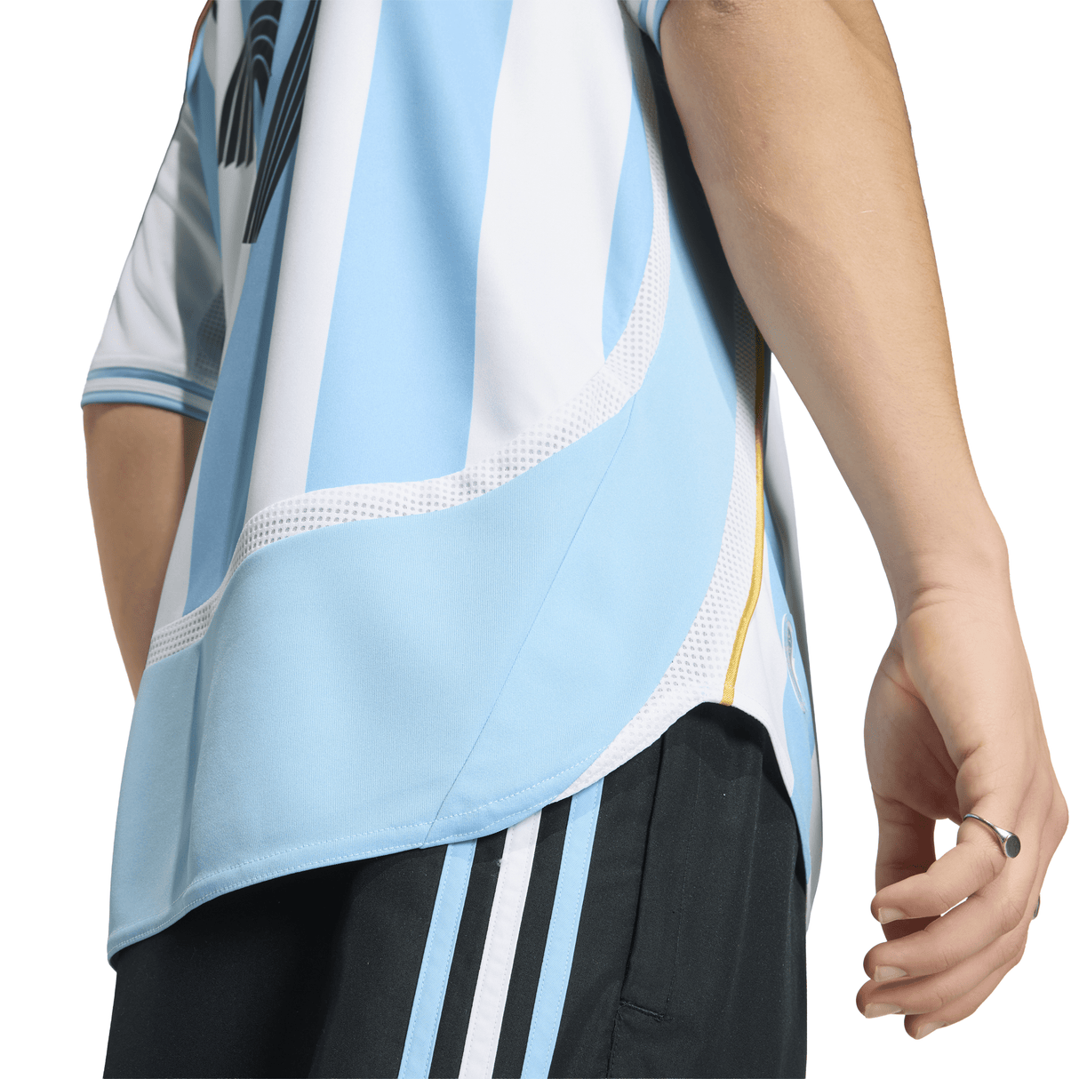 adidas Argentina Home Messi Men's Soccer Jersey 2006 - White/Sky Blue - Best Buy Soccer