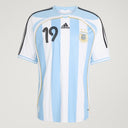 adidas Argentina Home Messi Men's Soccer Jersey 2006 - White/Sky Blue - Best Buy Soccer