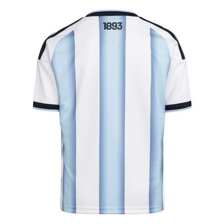 adidas Argentina Home Youth Soccer Jersey 26 - White/Blue - Best Buy Soccer