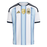adidas Argentina Home Youth Soccer Jersey 26 - White/Blue - Best Buy Soccer