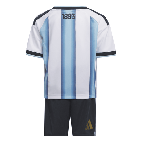 adidas Argentina Home Youth Soccer Mini Kit Set 26 - White/Blue - Best Buy Soccer