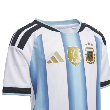 adidas Argentina Home Youth Soccer Mini Kit Set 26 - White/Blue - Best Buy Soccer