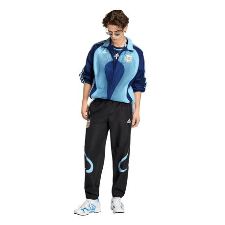 adidas Argentina Men's Soccer Track Pants 2006 - Black/Blue/White - Best Buy Soccer