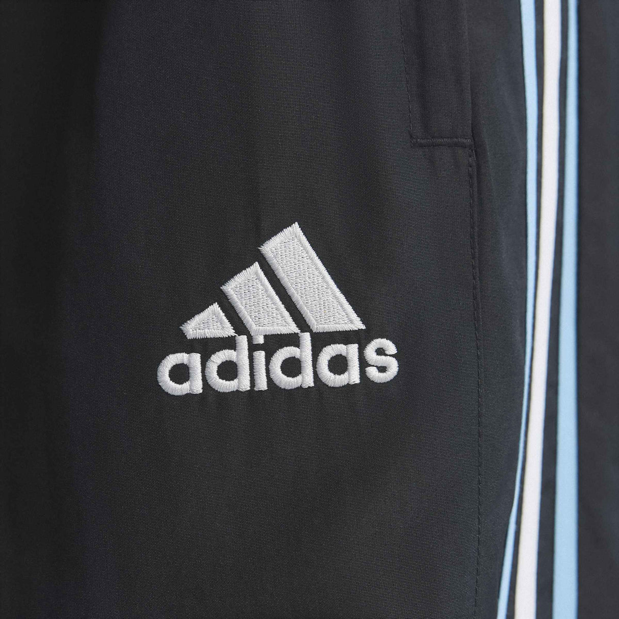 adidas Argentina Men's Soccer Track Pants 2006 - Black/Blue/White - Best Buy Soccer
