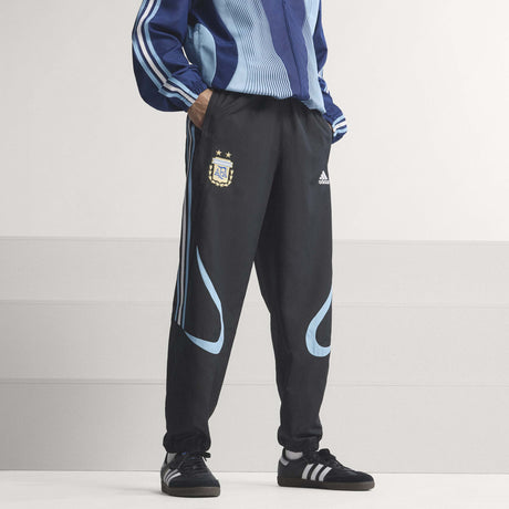 adidas Argentina Men's Soccer Track Pants 2006 - Black/Blue/White - Best Buy Soccer
