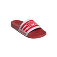 adidas Arsenal Adilette Shower Soccer Slides - Red/White - Best Buy Soccer