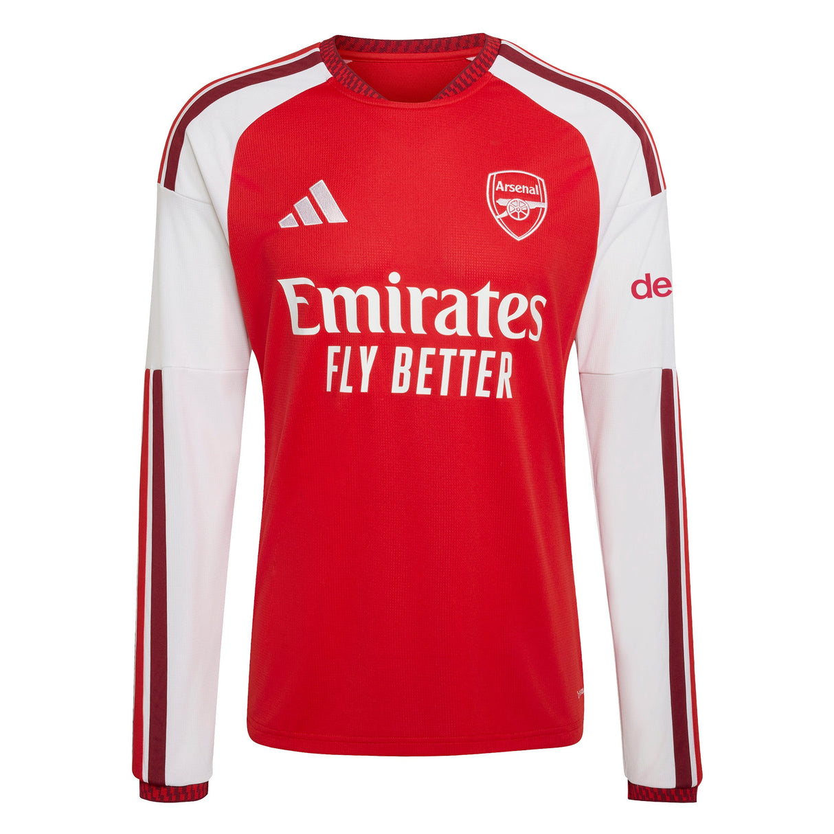 adidas Arsenal FC Home Long Sleeve Men's Soccer Jersey 26/27 - Red/White - Best Buy Soccer