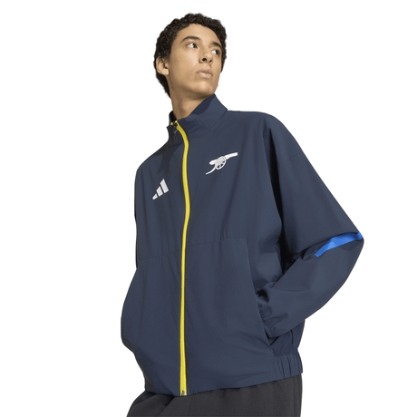 adidas Arsenal FC Z.N.E. Anthem Men's Soccer Jacket - Night Navy - Best Buy Soccer