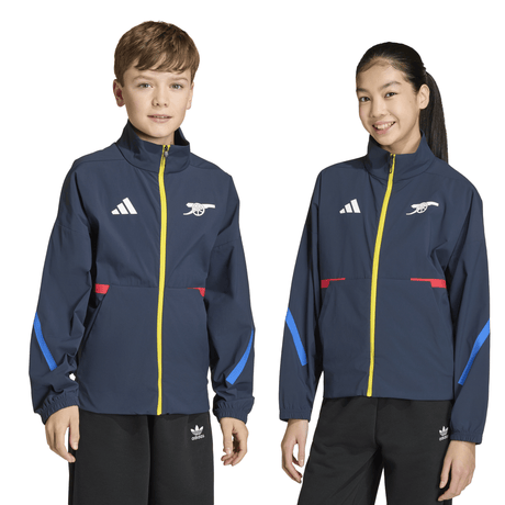 adidas Arsenal FC Z.N.E Youth Anthem Soccer Jacket - Navy - Best Buy Soccer