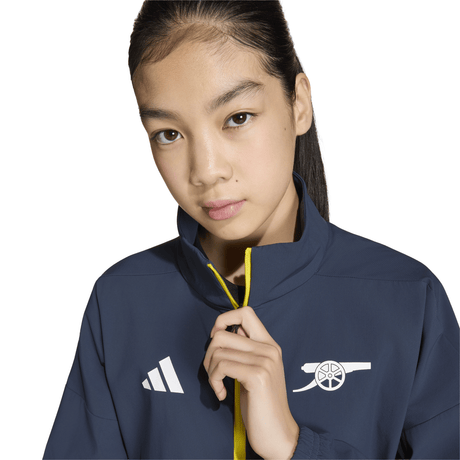 adidas Arsenal FC Z.N.E Youth Anthem Soccer Jacket - Navy - Best Buy Soccer