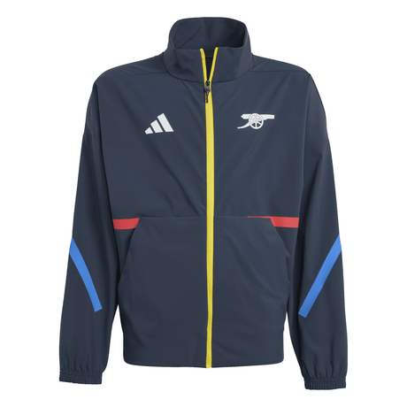 adidas Arsenal FC Z.N.E Youth Anthem Soccer Jacket - Navy - Best Buy Soccer