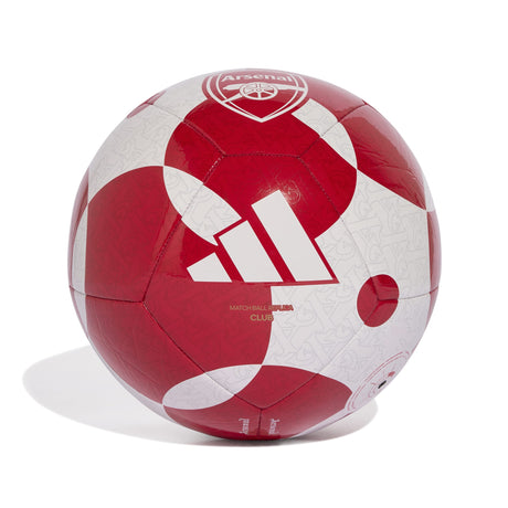 adidas Arsenal Home Club Ball - White/Red - Best Buy Soccer