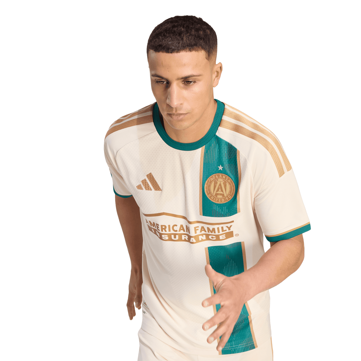 adidas Atlanta United Away Authentic Men's Soccer Jersey 26/27 - Beige - Best Buy Soccer