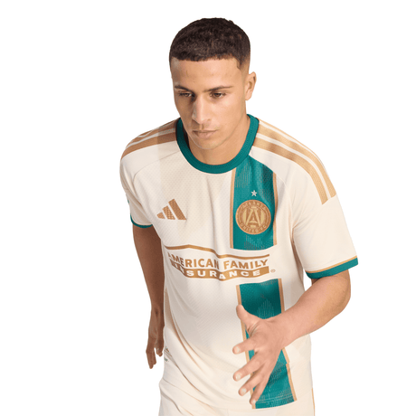 adidas Atlanta United Away Authentic Men's Soccer Jersey 26/27 - Beige - Best Buy Soccer