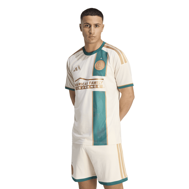 adidas Atlanta United Away Authentic Men's Soccer Jersey 26/27 - Beige - Best Buy Soccer