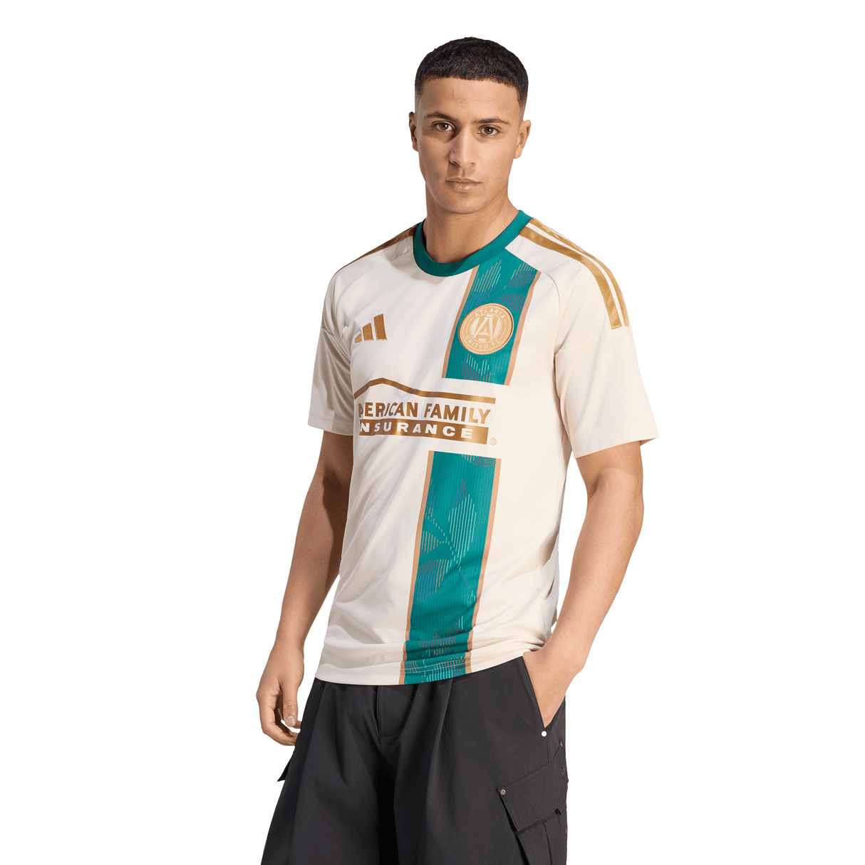 adidas Atlanta United Away Men's Soccer Jersey 26/27 - Beige - Best Buy Soccer