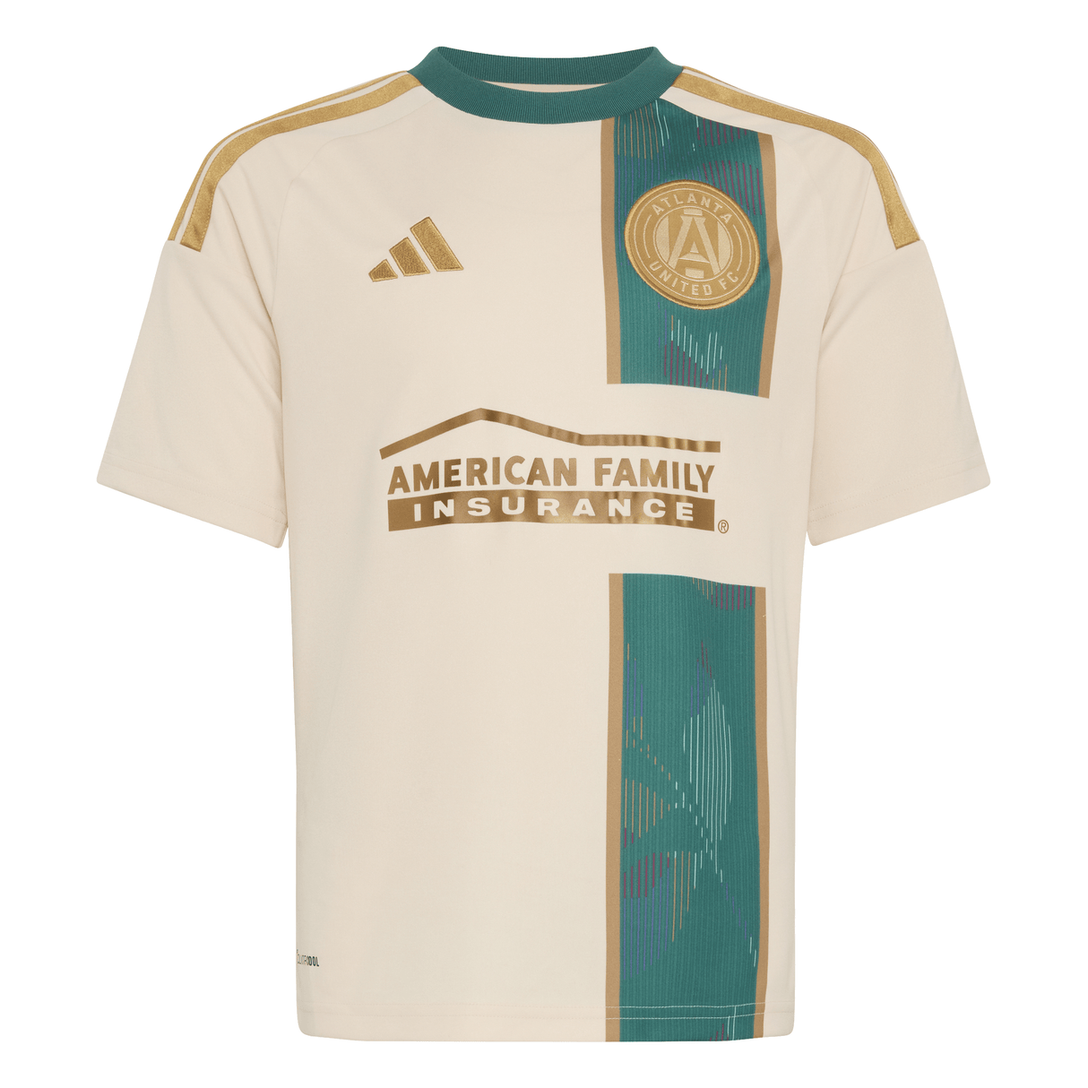 adidas Atlanta United FC Away Youth Soccer Jersey 26/27 - Beige - Best Buy Soccer