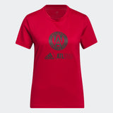 adidas Atlanta United Pre Game Women's Tee - Victory Red - Best Buy Soccer