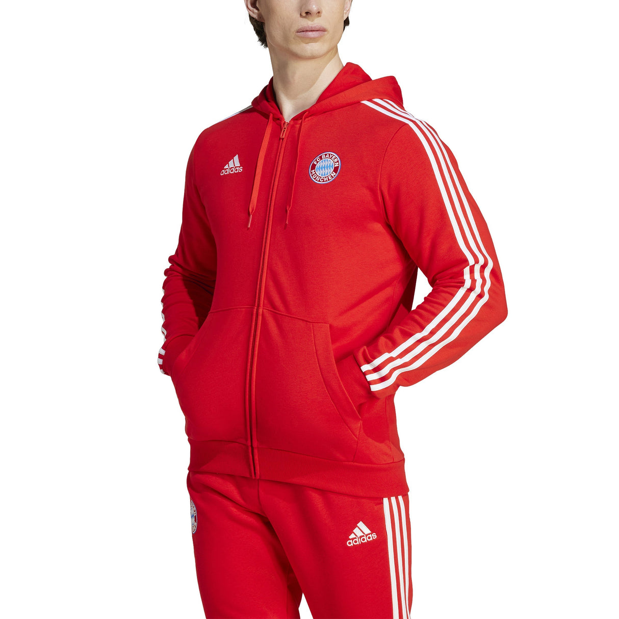 adidas Bayern Munich DNA Full Zip Hoodie 23/24 - Best Buy Soccer