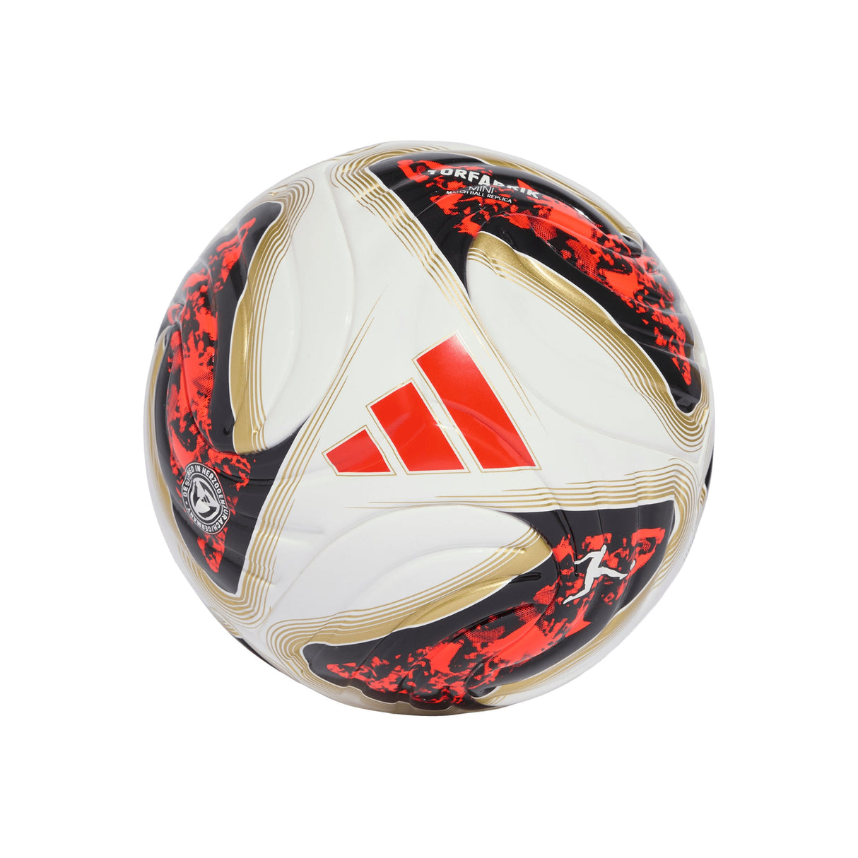 adidas Bundesliga Torfabrik Mini Soccer Ball 26/27 - White/Black/Red - Best Buy Soccer