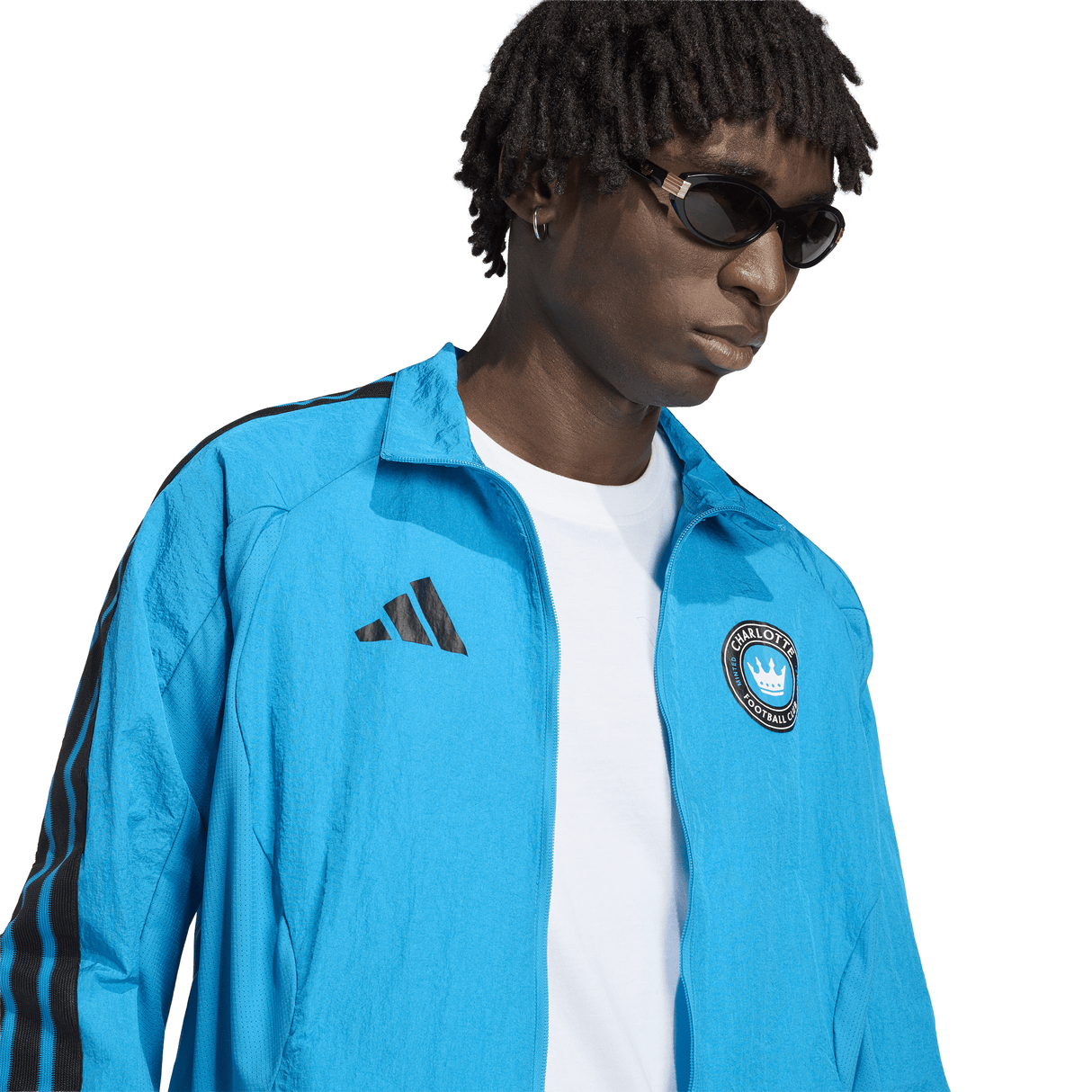 adidas Charlotte FC Anthem Men's Soccer Jacket - Blue/Black - Best Buy Soccer
