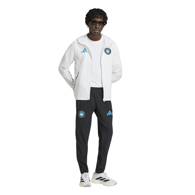 adidas Charlotte FC Tiro Travel Full Zip Men's Soccer Windbreaker - White/Blue - Best Buy Soccer