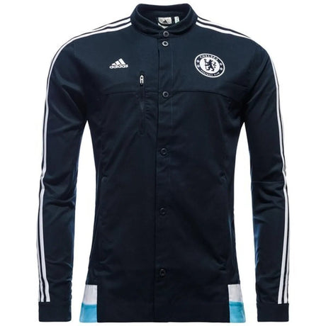 adidas Chelsea Anthem Jacket Dark Marine/White/Intense Blue - Best Buy Soccer