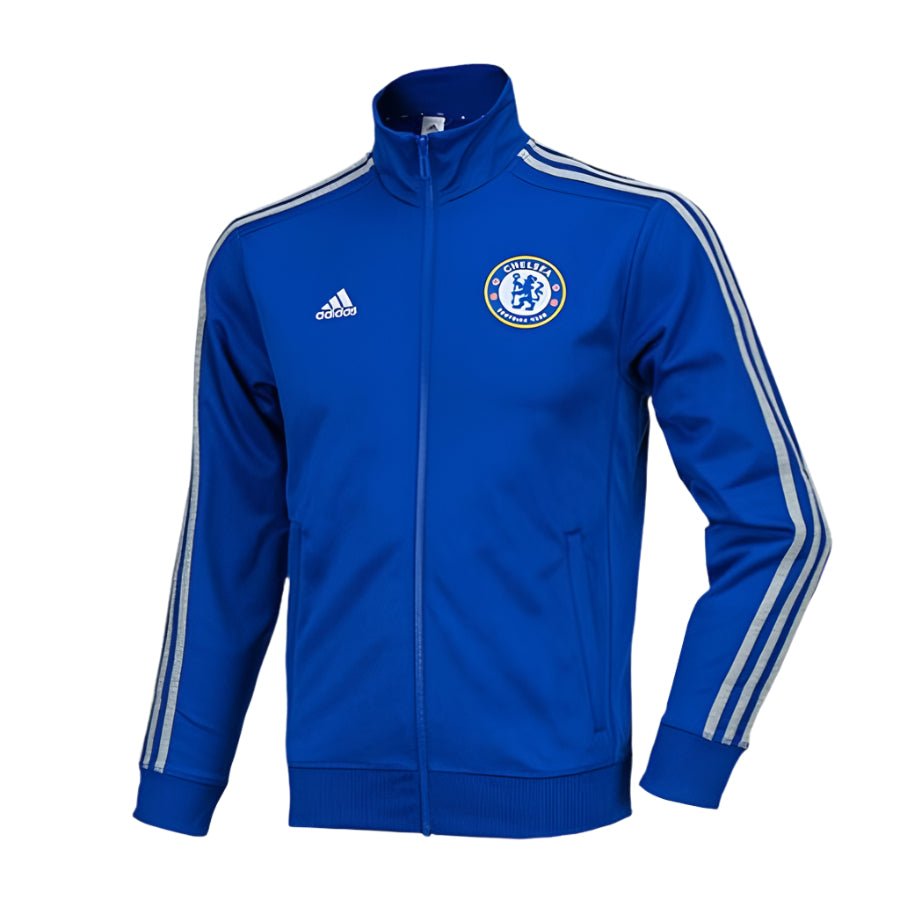 adidas Chelsea Track Jacket - Blue/White - Best Buy Soccer