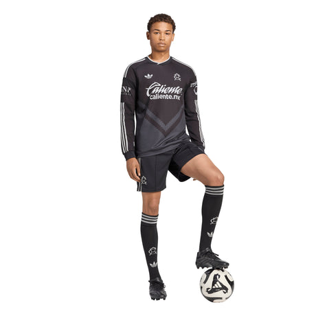 adidas Club America Away Long Sleeve Men's Soccer Jersey 26/27 - Black/Carbon - Best Buy Soccer