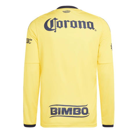 adidas Club America Home Long Sleeve Men's Soccer Jersey 26/27 - Yellow - Best Buy Soccer