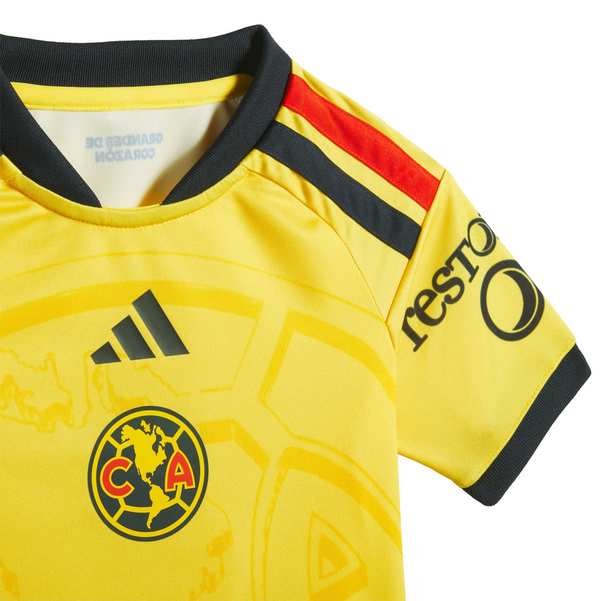 adidas Club America Home Soccer Mini Kids Set 26/27 - Yellow - Best Buy Soccer