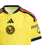 adidas Club America Home Youth Soccer Jersey 26/27 - Yellow - Best Buy Soccer
