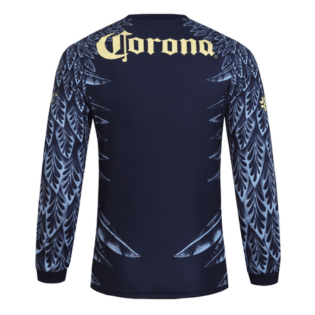 adidas Club América Long Sleeve Men's Away Soccer Jersey 25/26 - Blue - Best Buy Soccer