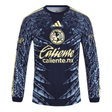 adidas Club América Long Sleeve Men's Away Soccer Jersey 25/26 - Blue - Best Buy Soccer