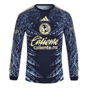 adidas Club América Long Sleeve Men's Away Soccer Jersey 25/26 - Blue - Best Buy Soccer