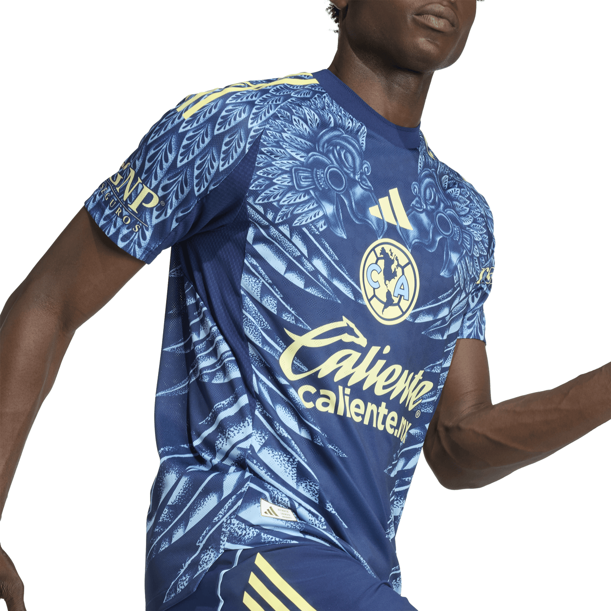 adidas Club América Men's Away Authentic Soccer Jersey 25/26 - Blue - Best Buy Soccer