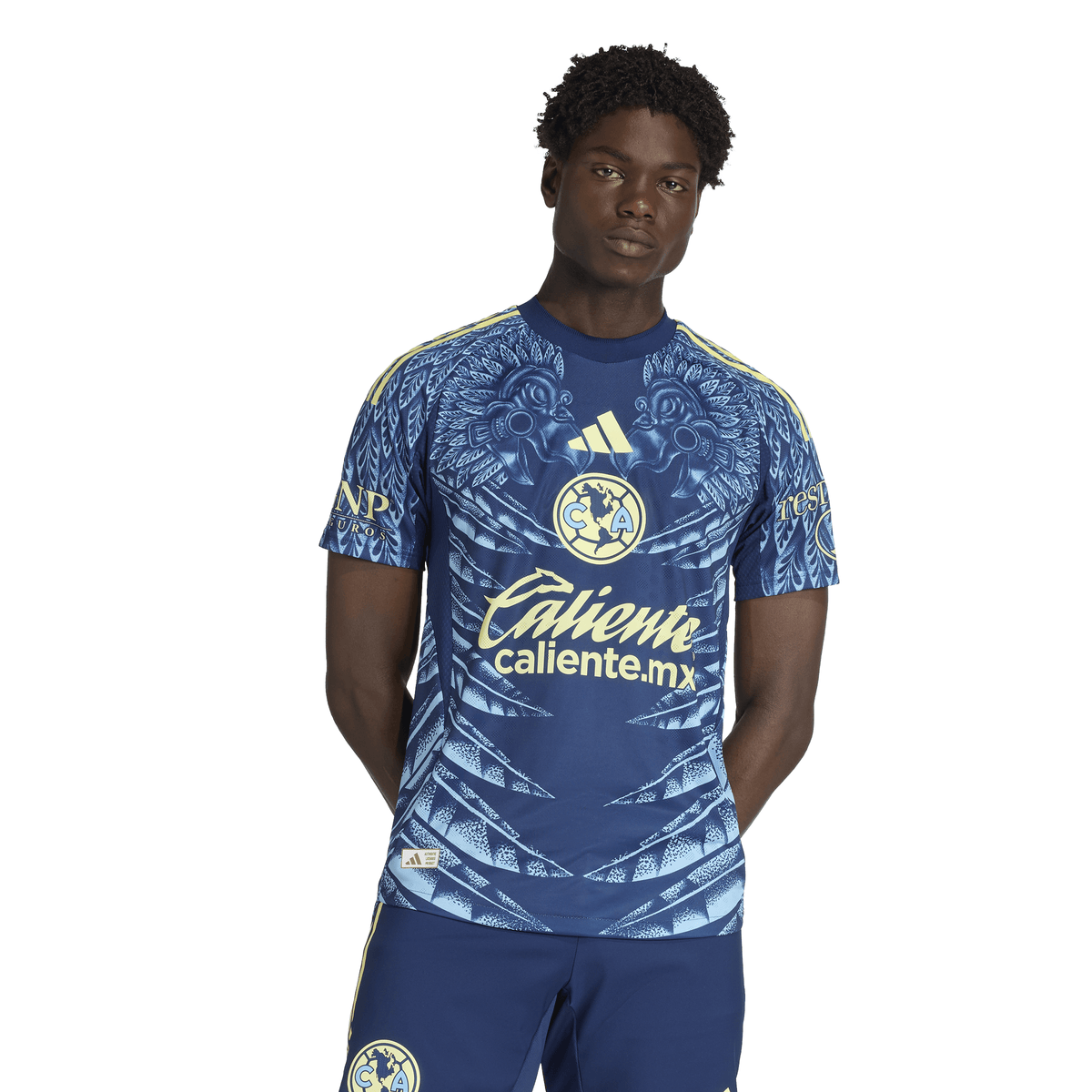 adidas Club América Men's Away Authentic Soccer Jersey 25/26 - Blue - Best Buy Soccer