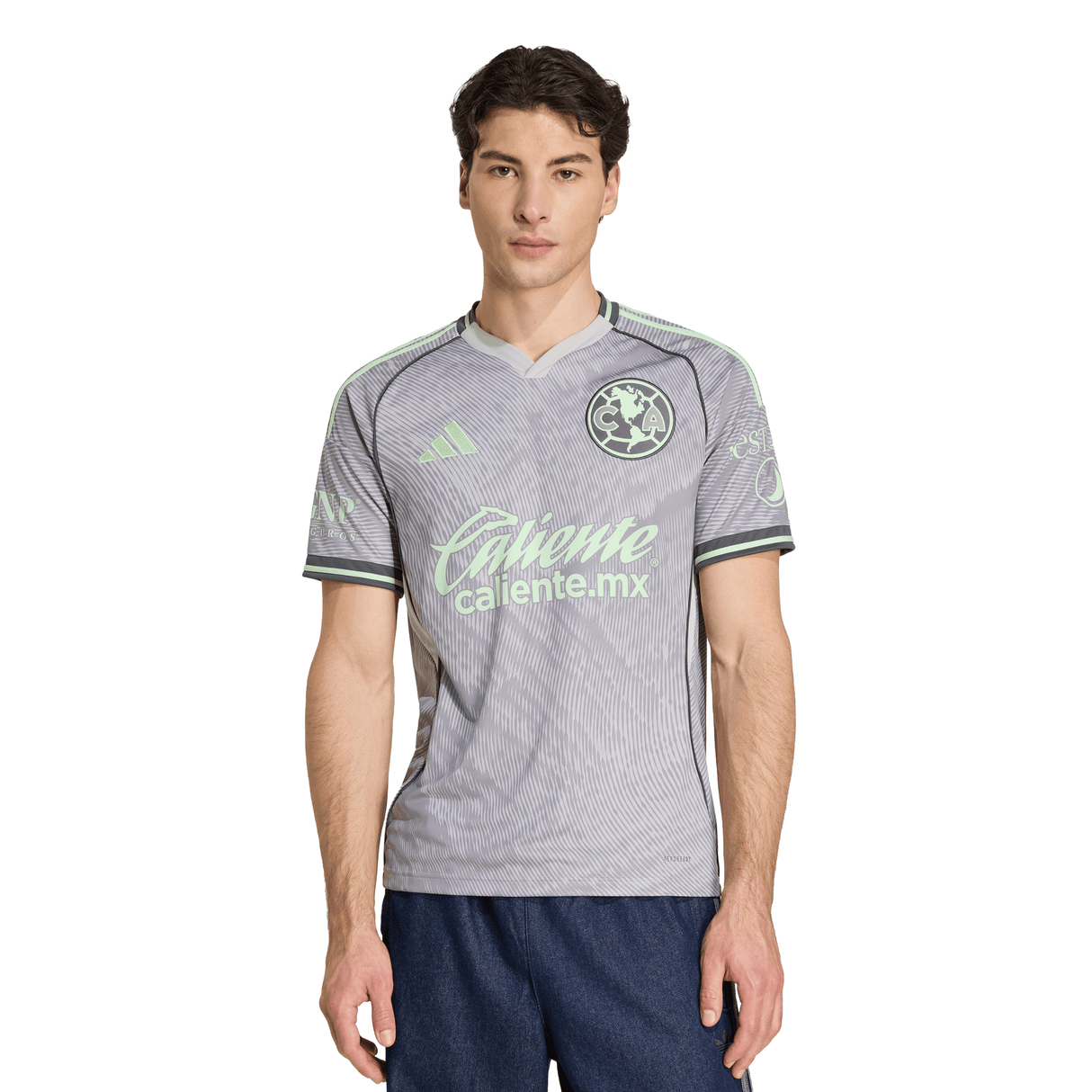 adidas Club America Third Men's Soccer Jersey 25/26 - Grey - Best Buy Soccer