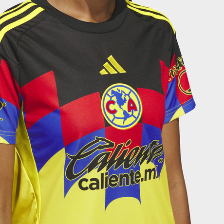 adidas Club América Women's Home Soccer Jersey 25/26 - Yellow - Best Buy Soccer