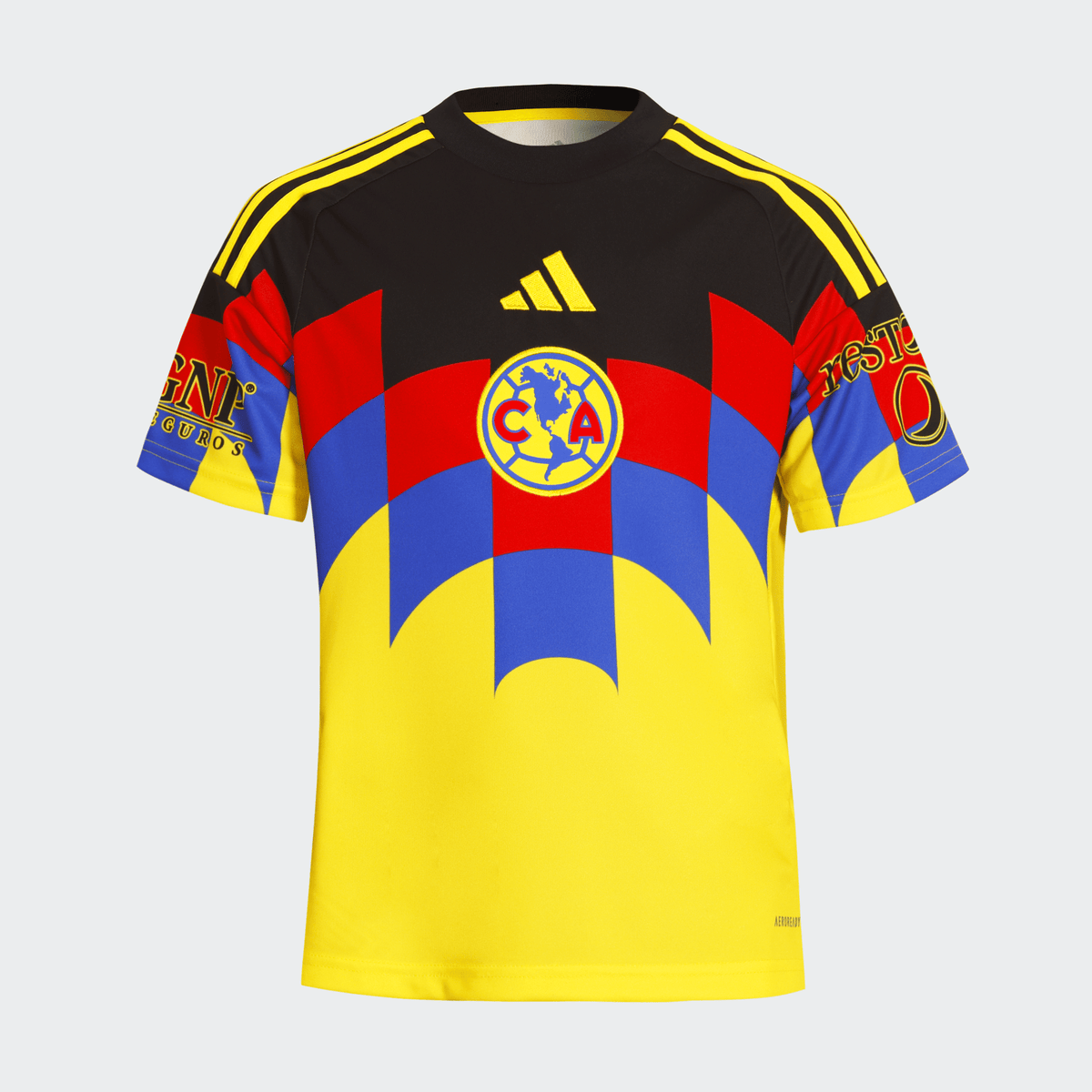 adidas Club América Youth Home Soccer Jersey 25/26 - Yellow - Best Buy Soccer