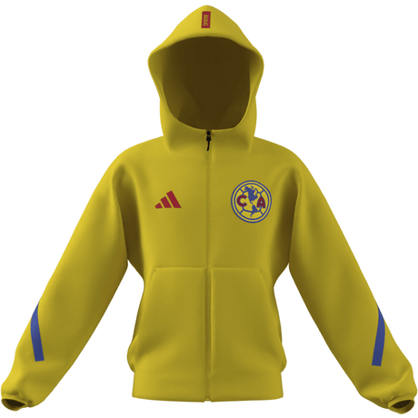 adidas Club America Z.N.E. Anthem Soccer Jacket - Yellow - Best Buy Soccer