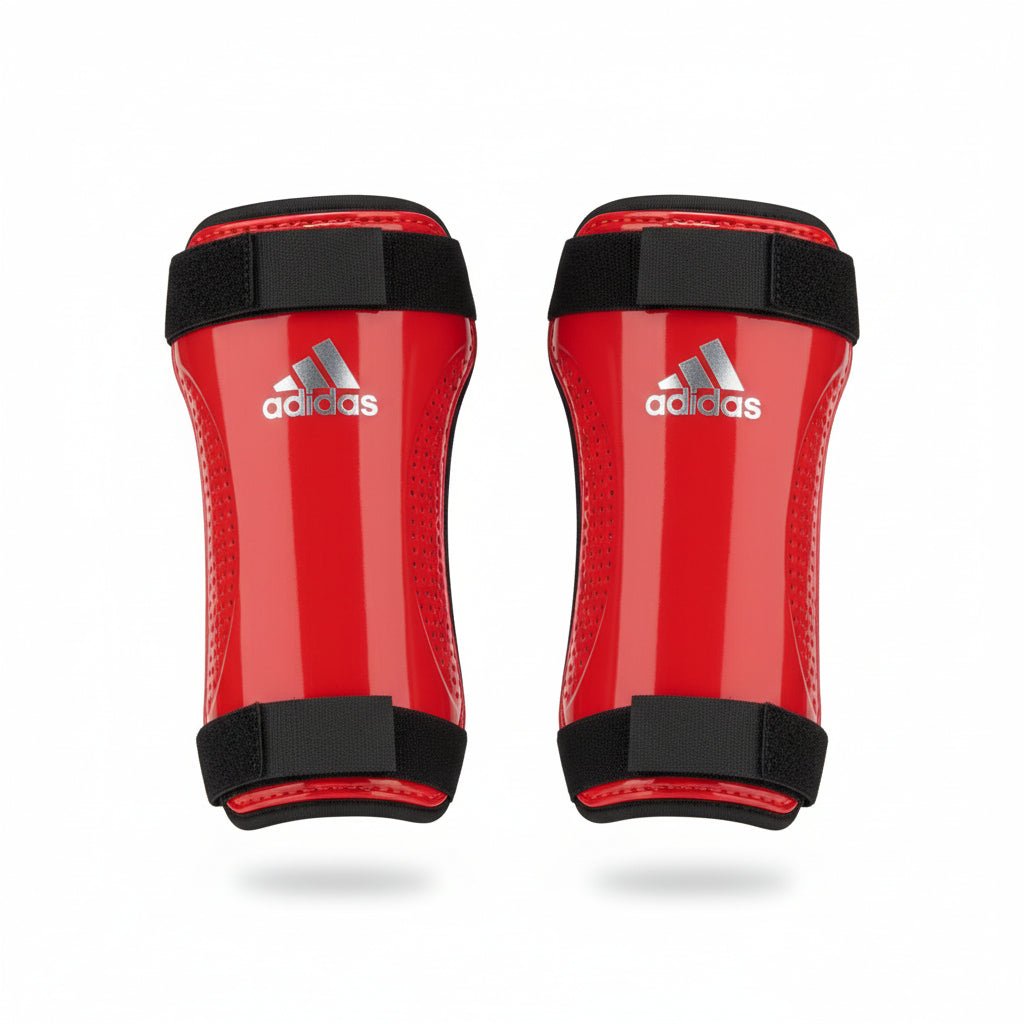 adidas Club Lite Soccer Shin Guards - Red - Best Buy Soccer