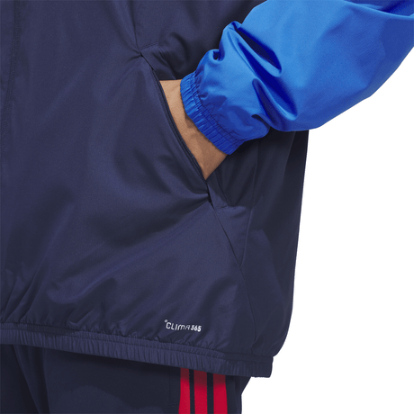 adidas Colombia 26 Tiro All Weather Men's Soccer Jacket - Blue - Best Buy Soccer