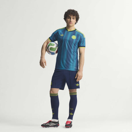 adidas Colombia Away Authentic Men's Soccer Jersey 2026 - Mistery Petrol/ Navy - Best Buy Soccer