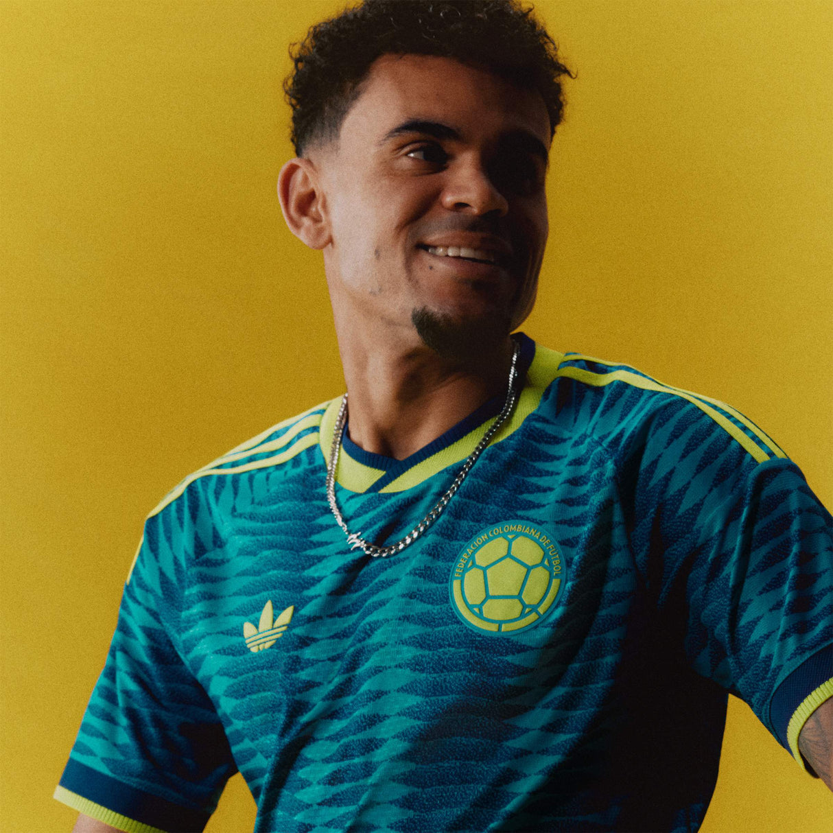 adidas Colombia Away Authentic Men's Soccer Jersey 2026 - Mistery Petrol/ Navy - Best Buy Soccer