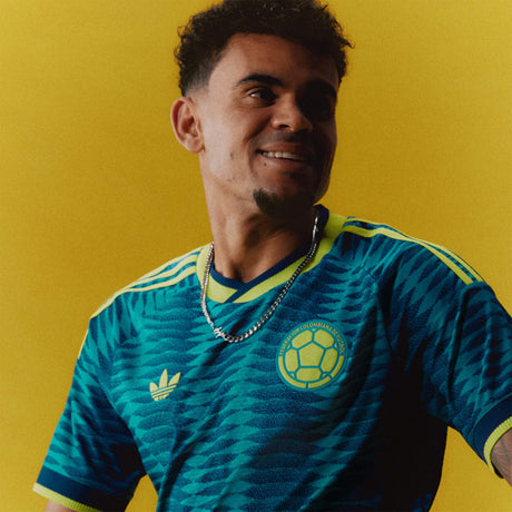 adidas Colombia Away Authentic Men's Soccer Jersey 2026 - Mistery Petrol/ Navy - Best Buy Soccer