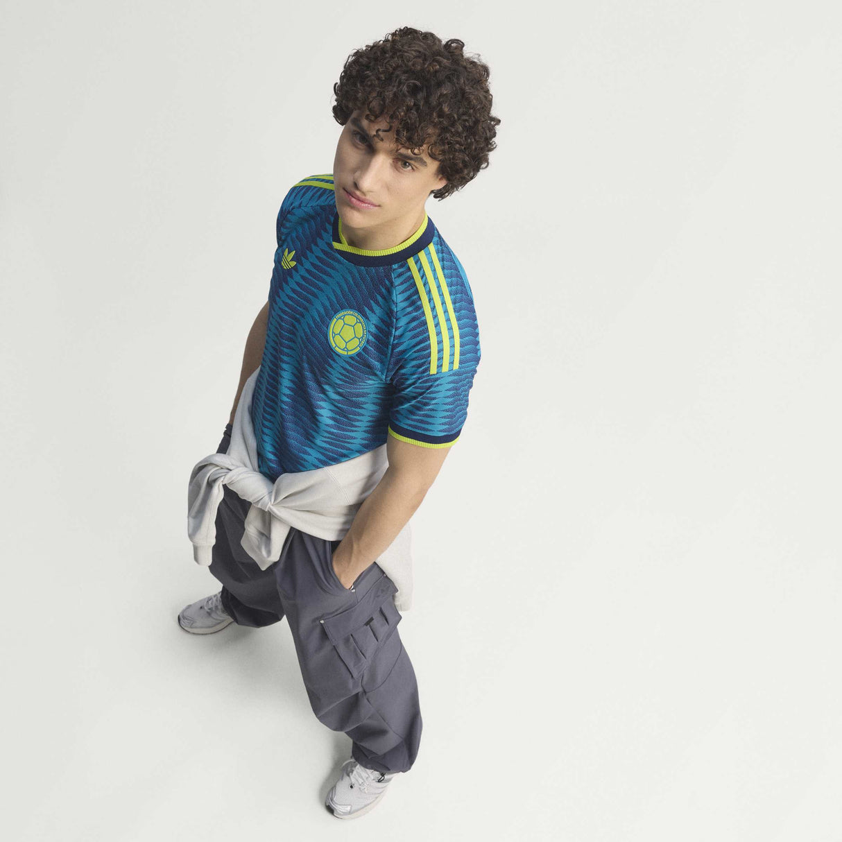 adidas Colombia Away Authentic Men's Soccer Jersey 2026 - Mistery Petrol/ Navy - Best Buy Soccer