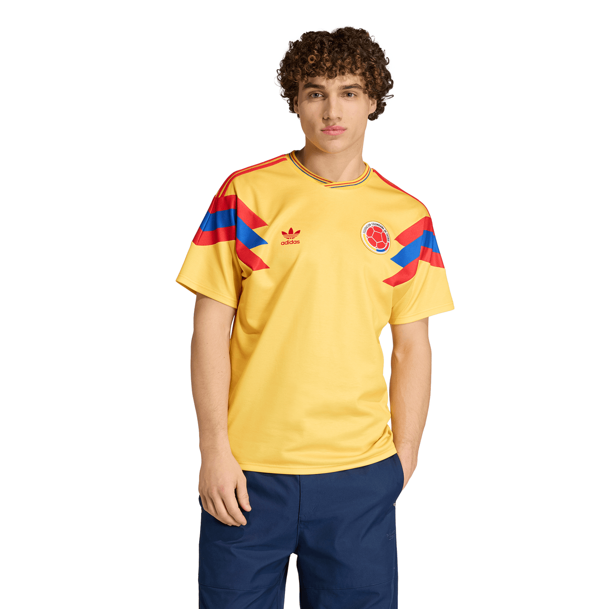 adidas Colombia Away Men's Soccer Jersey 1990 - Gold - Best Buy Soccer