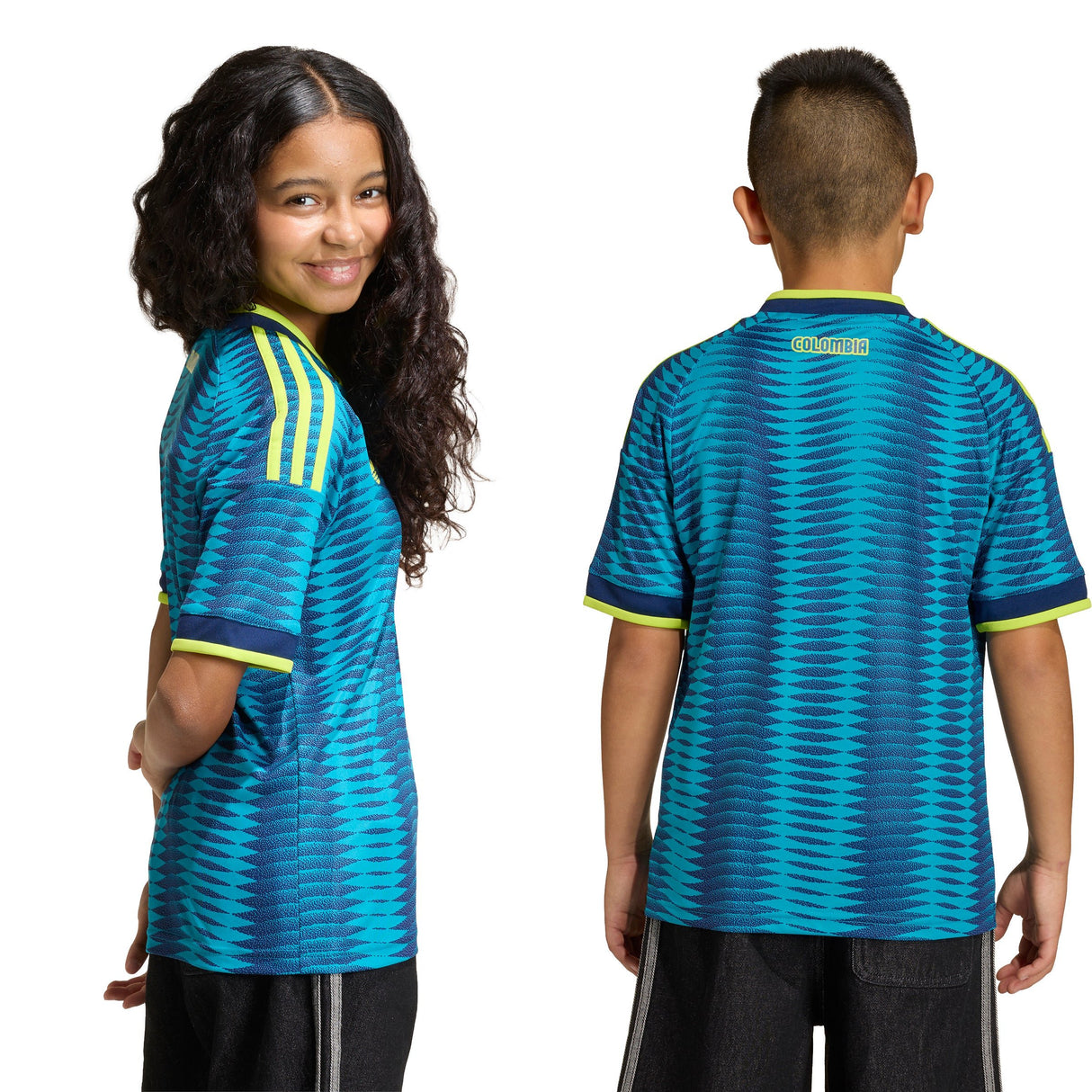 adidas Colombia Away Youth Soccer Jersey 2026 - Mistery Petrol/Navy - Best Buy Soccer