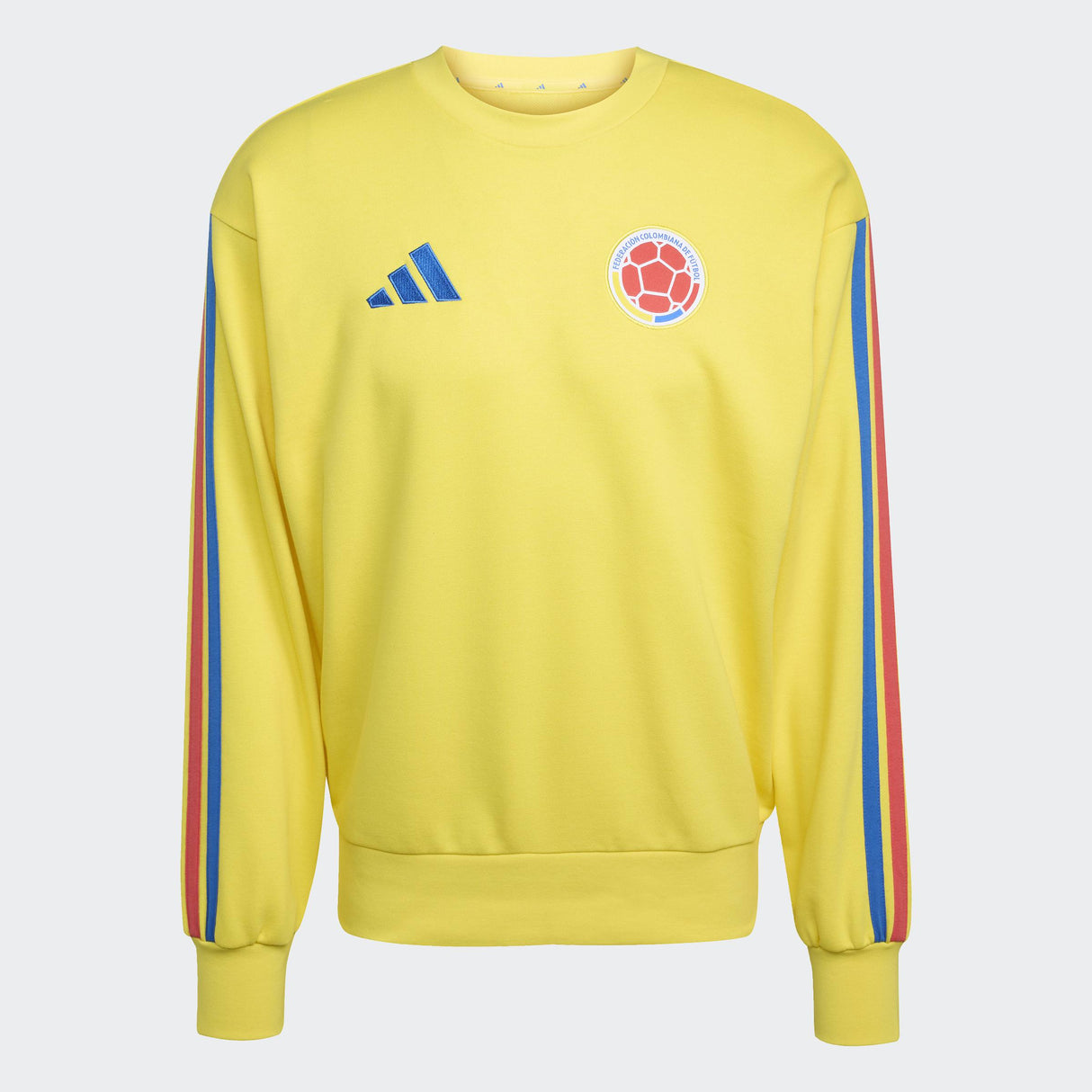 adidas Colombia DNA Men's Soccer Crew Sweat - Yellow - Best Buy Soccer